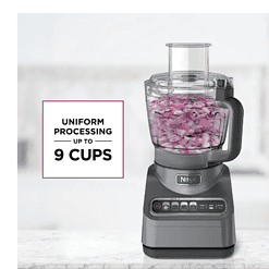 NINJA BN601 Professional Plus 9-Cup 4 Speed Silver Food Processor with Auto iQ