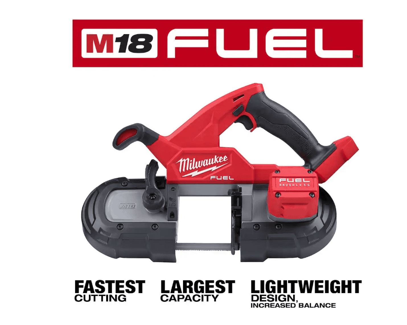 Milwaukee Band Saw 2829-20 M18 FUEL 18V Lithium-Ion Brushless Cordless Compact (Tool-Only)