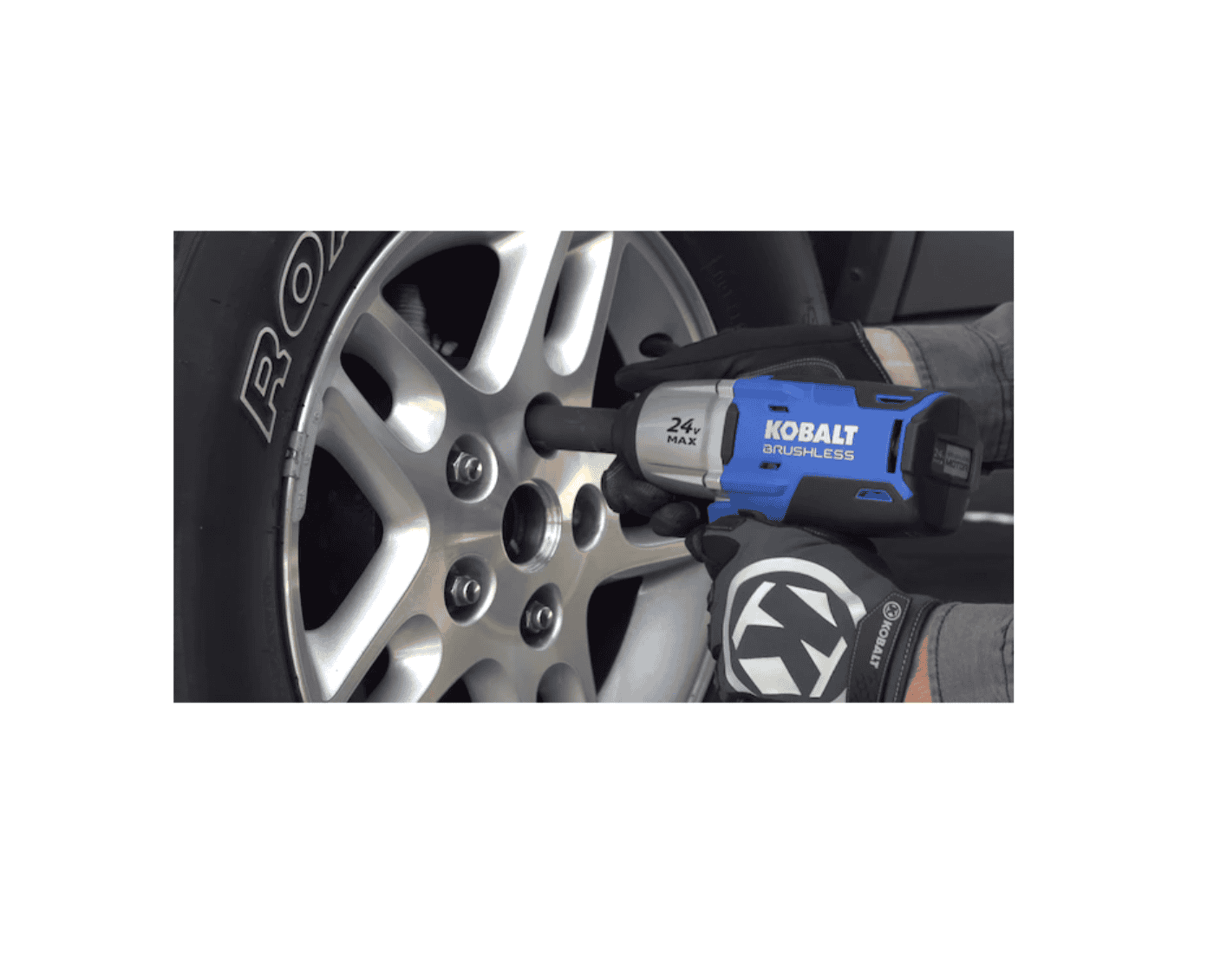 Kobalt KIW 1524A-03 24-volt Max Variable Speed Brushless 1/2-in Drive Cordless Impact Wrench (1-Battery Included) - Image 2