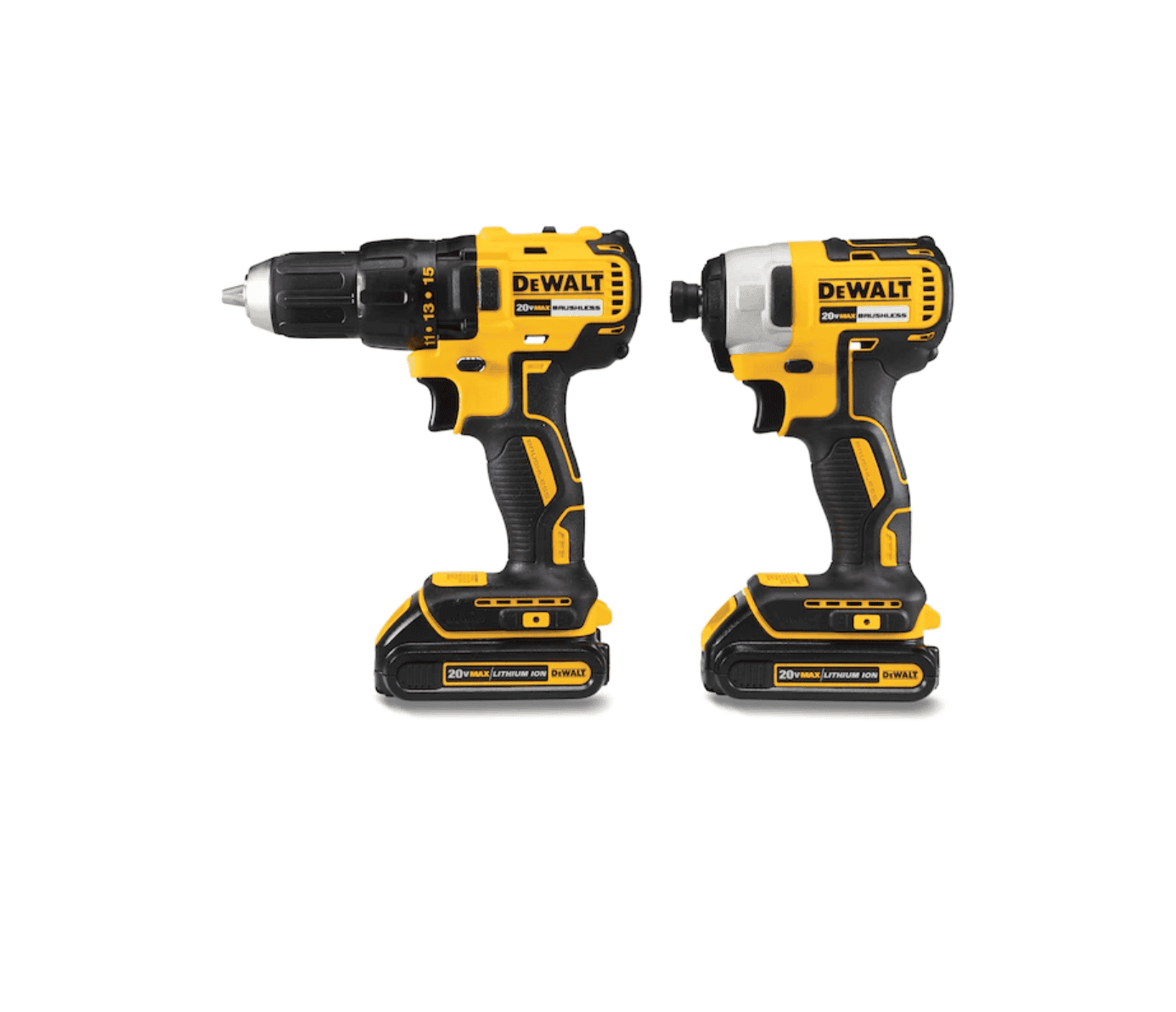 DEWALT DCK277C2 2-Tool 20-Volt Max Brushless Power Tool Combo Kit with Soft Case (2-Batteries and charger Included) - Image 2