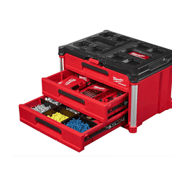 Milwaukee 48-22-8426-8443 PACKOUT 22 in. Rolling Tool Box and 22 in. 3-Drawer