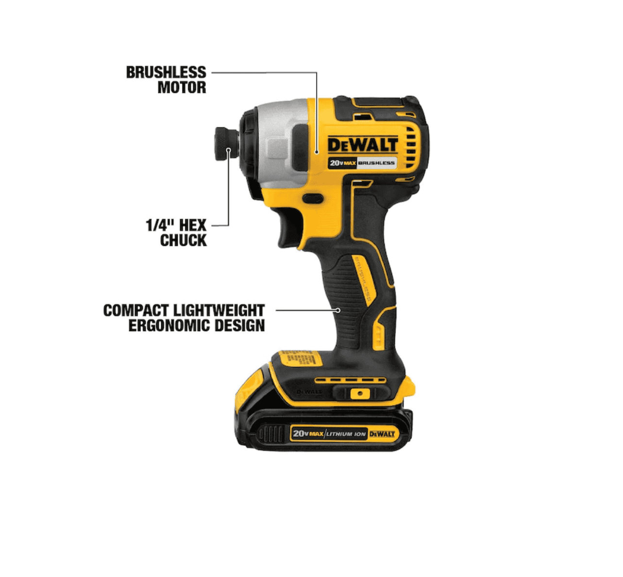 DEWALT DCK675D2 6-Tool 20-Volt Max Brushless Power Tool Combo Kit with Soft Case (2-Batteries and charger Included) - Image 2