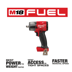 Milwaukee 2962-20 M18 FUEL Gen-2 18V Lithium-Ion Brushless Cordless Mid Torque 1/2 in. Impact Wrench w/Friction Ring (Tool-Only)