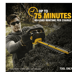 DEWALT DCHT820B 20V MAX Cordless Battery Powered Hedge Trimmer (Tool Only)