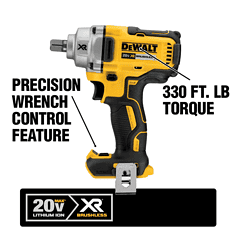 DEWALT DCF894B 20-Volt MAX XR Cordless Brushless 1/2 in. Mid-Range Impact Wrench with Detent Pin Anvil (Tool-Only)
