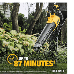DEWALT DCBL722B 20V MAX 125 MPH 450 CFM Cordless Brushless Battery Powered Handheld Leaf Blower (Tool Only)