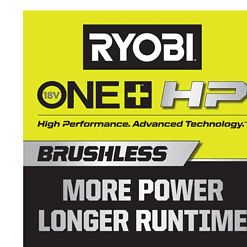 RYOBI P2570 ONE+ HP 18V Brushless Whisper Series 12 in. Cordless Battery Chainsaw with 6.0 Ah Battery and Charger
