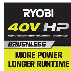 RYOBI RY40509BTL 40V HP Brushless 12 in. Top Handle Cordless Battery Chainsaw (Tool Only)