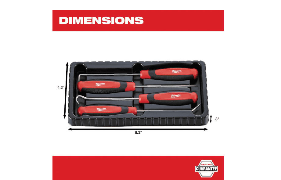 Milwaukee 48-22-9515 Combination Metric Wrench Mechanics Tool Set & 48-22-9215 Hook and Pick Set (19-Piece)
