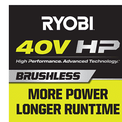 RYOBI RY404014BTLVNM 40V HP Brushless Whisper Series 160 MPH 650 CFM Cordless Battery Leaf Blower (Tool Only)