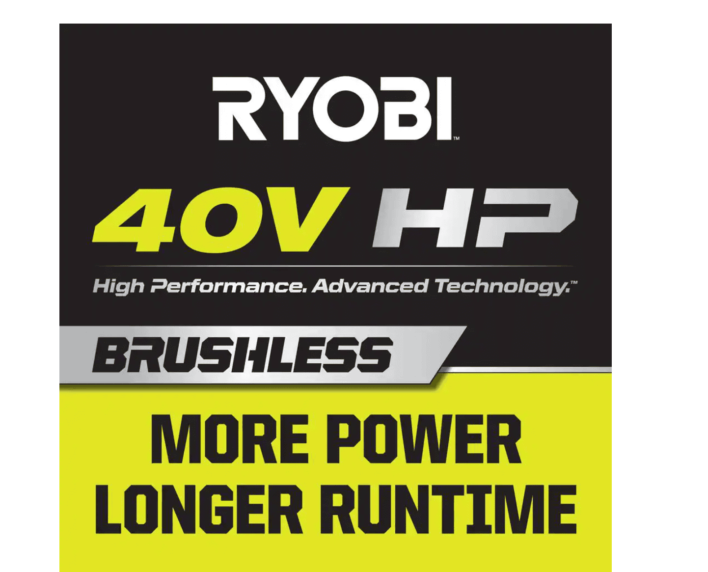 RYOBI RY404014BTLVNM 40V HP Brushless Whisper Series 160 MPH 650 CFM Cordless Battery Leaf Blower (Tool Only)