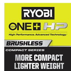 RYOBI PSBRA02B-PSBCS02B ONE+ HP 18V Brushless Cordless Compact 2-Tool Combo Kit with 3/8 in. Right Angle Drill and Cut-Off Tool (Tools Only)