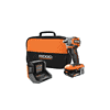 RIDGID R87208K 18V SubCompact Brushless Cordless 1/2 in. Impact Wrench Kit with 2.0 Ah Battery, 18V Charger, and Bag