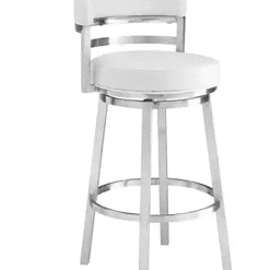 Armen Living Madrid Contemporary 26 in. Counter Height Bar Stool