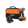 RIDGID R8723K 18V SubCompact Brushless Cordless Impact Driver Kit with (1) 2.0 Ah Battery, Charger, and Bag
