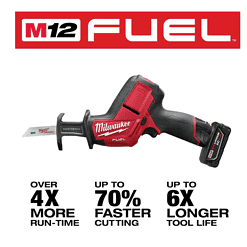 Milwaukee 2520-21XC-2364-20 M12 FUEL 12V Lithium-Ion Cordless HACKZALL Reciprocating Saw Kit with M12 Compact Flood Light (Tool-Only)