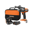RIDGID R86114KN 18V Brushless Cordless 1/2 in. Drill/Driver Kit with 2.0 Ah MAX Output Battery and 18V Charger