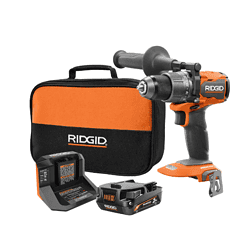 RIDGID R86114KN 18V Brushless Cordless 1/2 in. Drill/Driver Kit with 2.0 Ah MAX Output Battery and 18V Charger