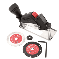 Milwaukee 2522-20-49-94-3000-49-94-3000 M12 FUEL 12-Volt 3 in. Lithium-Ion Brushless Cordless Cut Off Saw (Tool-Only) with 3 in. Metal Cut Off Wheels (6-Pack)