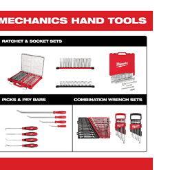 Milwaukee MLW48-22-9415 Combination SAE Wrench Mechanics Tool Set (15-Piece)