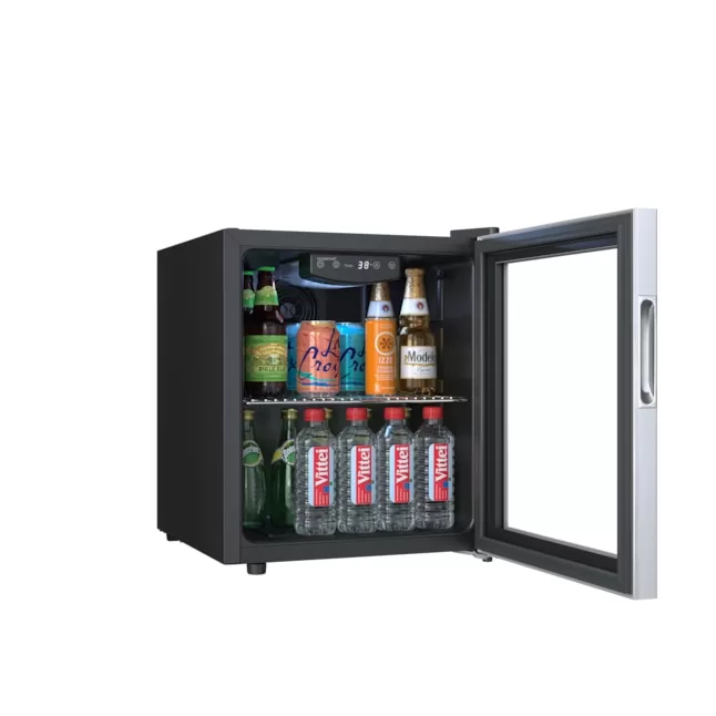 EdgeStar BWC71SS 18 Inch Wide 52 Can, Door Freestanding Beverage Refrigerator, Stainless Steel - Image 2