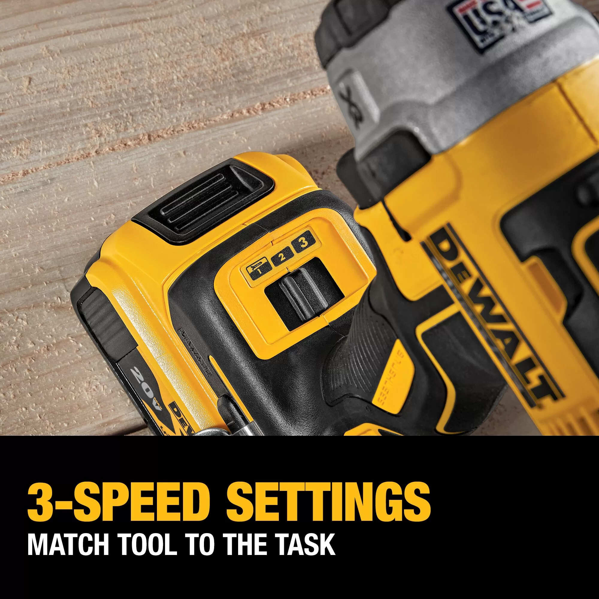 DEWALT XR 2-Tool 20-Volt Brushless Power Tool Combo Kit with Hard Case (2-Batteries and charger Included) - Image 7