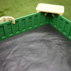 Alternative view of SandLock 59-in x 59-in Green Square Plastic Sandbox