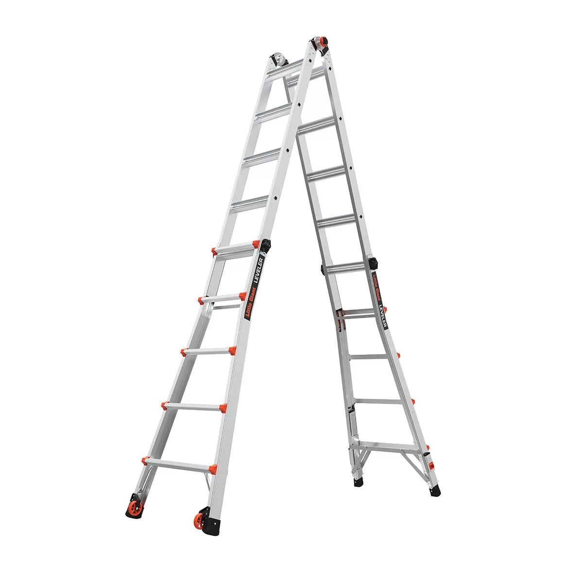 Little Giant Ladders Leveler M22 with Leg Levelers Aluminum 22-ft Reach Type 1AA- 375 lbs. Capacity Telescoping Multi-Position Ladder - Image 4