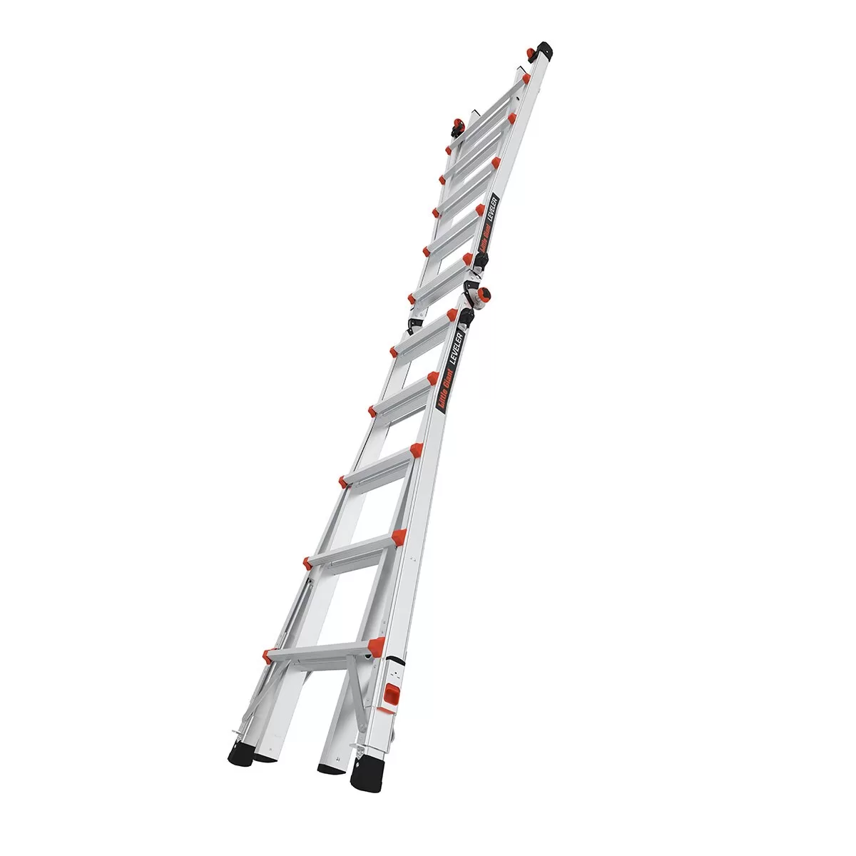Little Giant Ladders Leveler M22 with Leg Levelers Aluminum 22-ft Reach Type 1AA- 375 lbs. Capacity Telescoping Multi-Position Ladder - Image 6