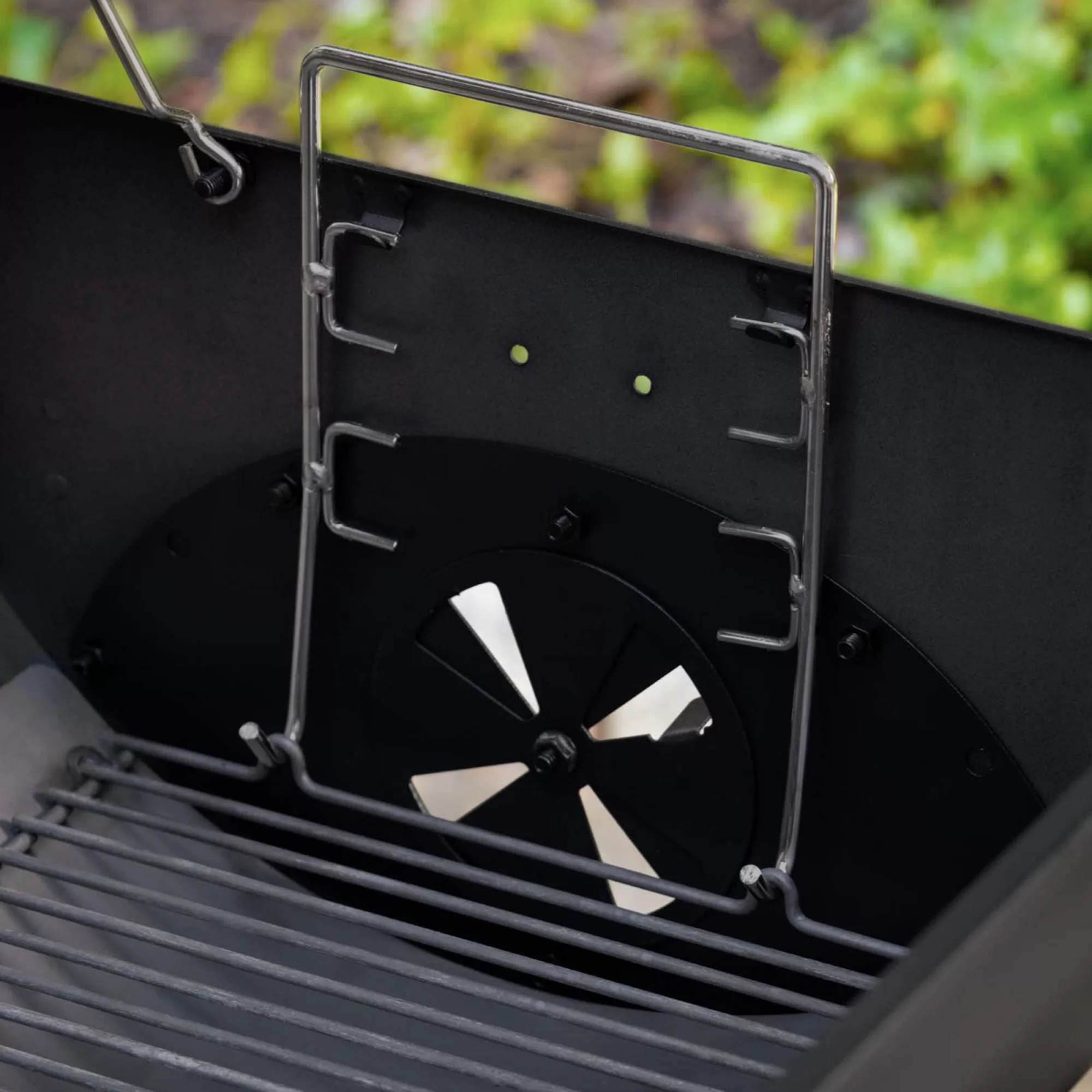 Char-Griller Pro Deluxe 29" Charcoal Grill with Warming Rack