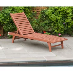 Leisure Season Frame Stationary Chaise Lounge Chair(s) with Solid Seat