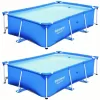 Bestway 8.5ft x 5.6ft x 2ft Pro Rectangular Above Ground Swimming Pool (2 Pack)