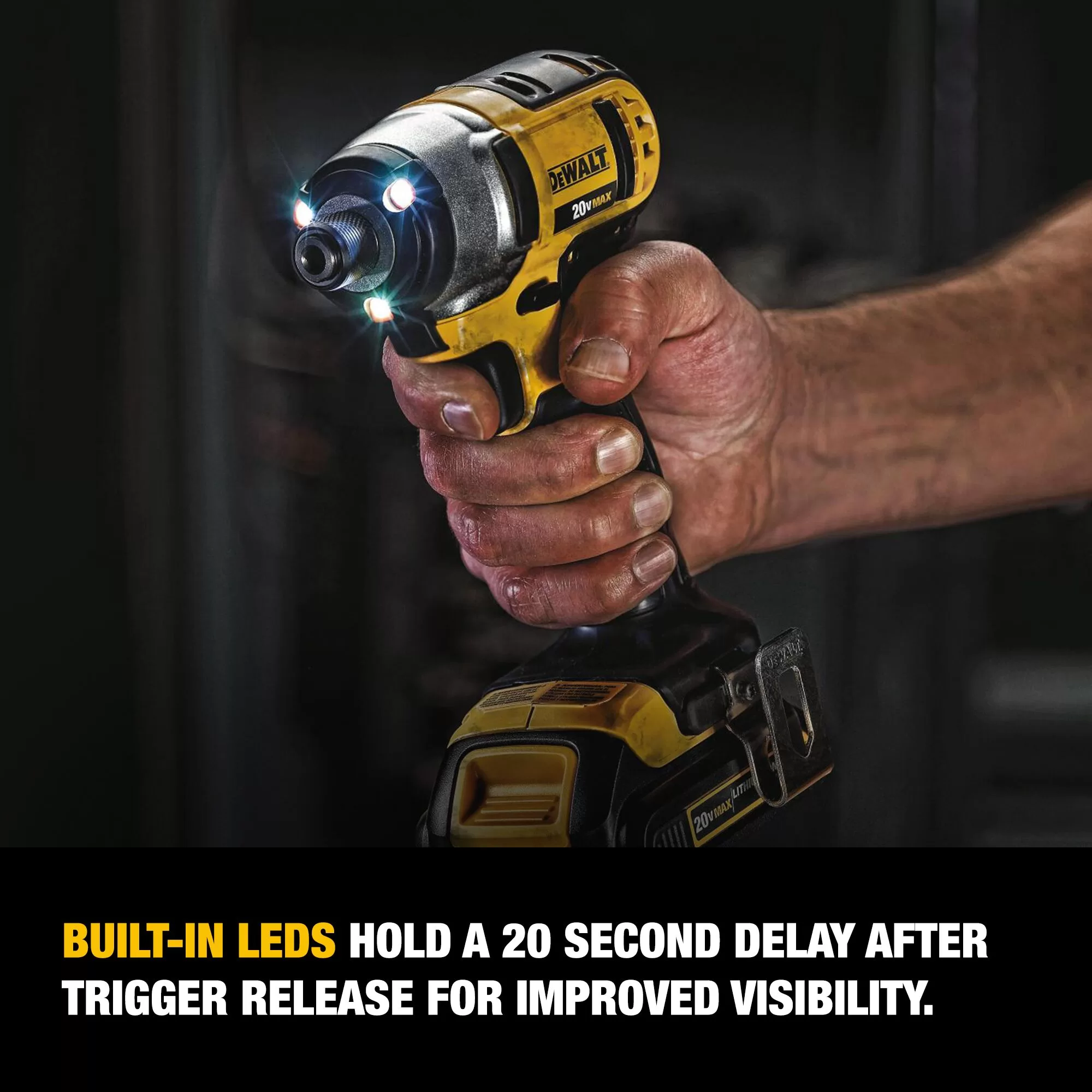 DEWALT DCF885C1 20-volt Max Variable Speed Cordless Impact Driver (1-Battery Included) - Image 4