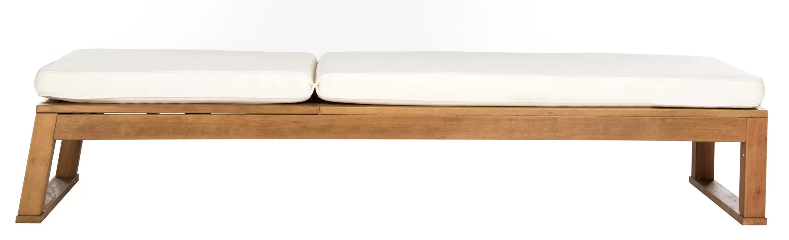 Safavieh Solano Woven Natural Wood Frame Stationary Chaise Lounge Chair(s) with Off-white Woven Seat - Image 6