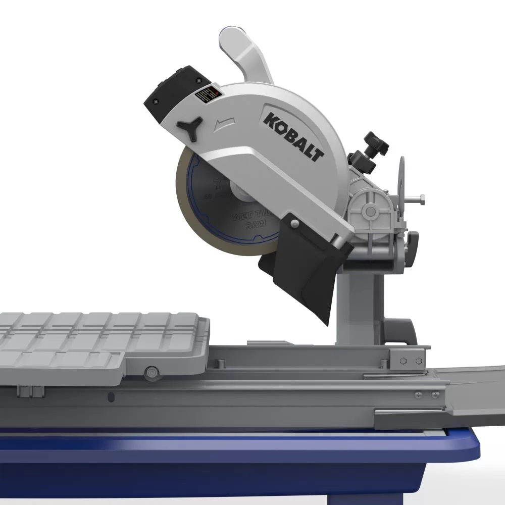 Kobalt 7-in 10-Amp Wet Sliding Table Tile Saw with Stand - Image 11