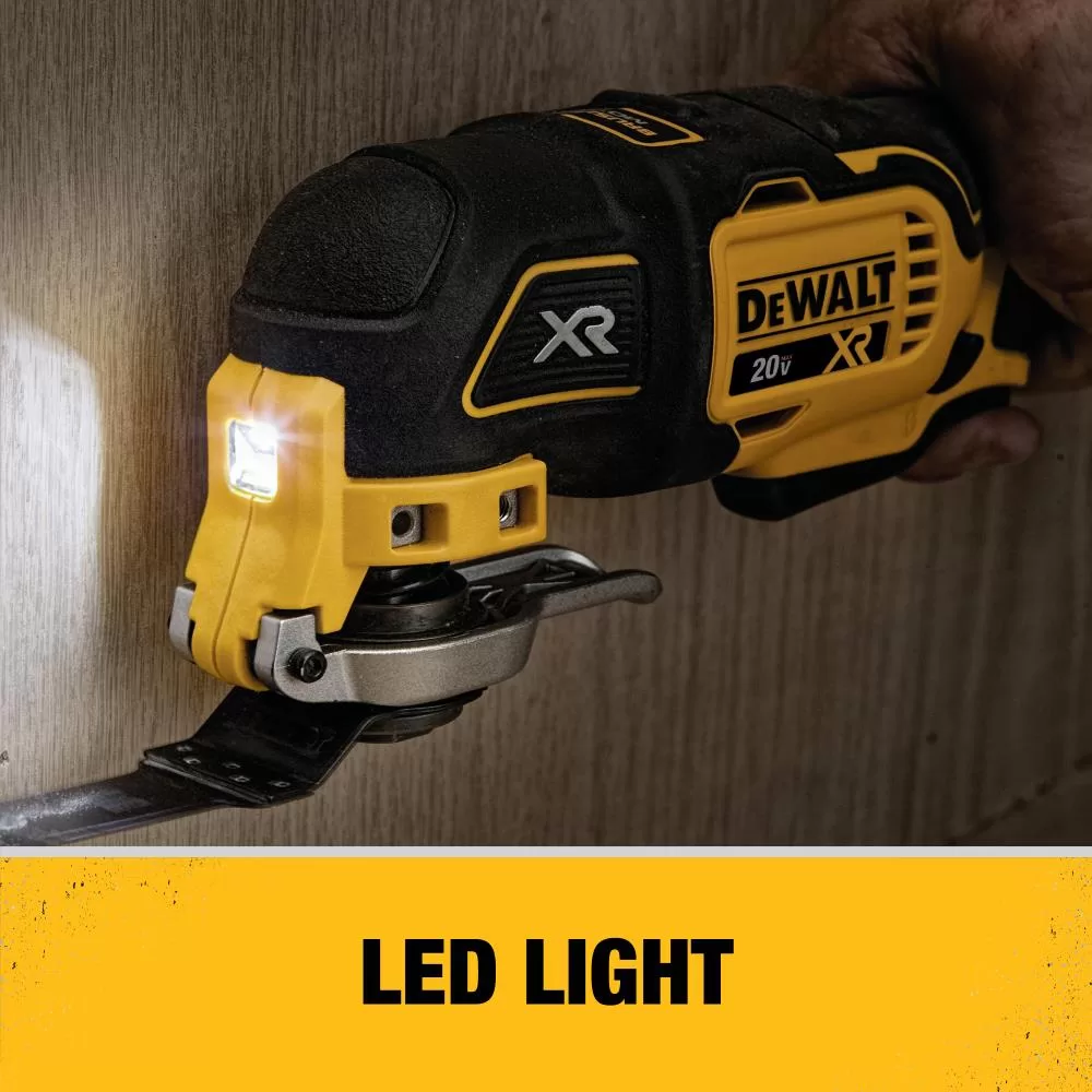 DEWALT DCS356D1 XR 2-Piece Cordless Brushless 20-volt Max Variable Speed Oscillating Multi-Tool Kit with Soft Case (1-Battery Included) - Image 3