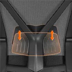 Yaheetech 2pcs Adjustable Mesh Office Chair Mid Back Swivel Chair Executive Desk Chair Computer and Study Chair with Wheels, Black