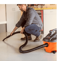 RIDGID WD4070 4 Gallon 5.0-Peak HP Portable Wet/Dry Shop Vacuum with Fine Dust Filter, Hose and Accessories
