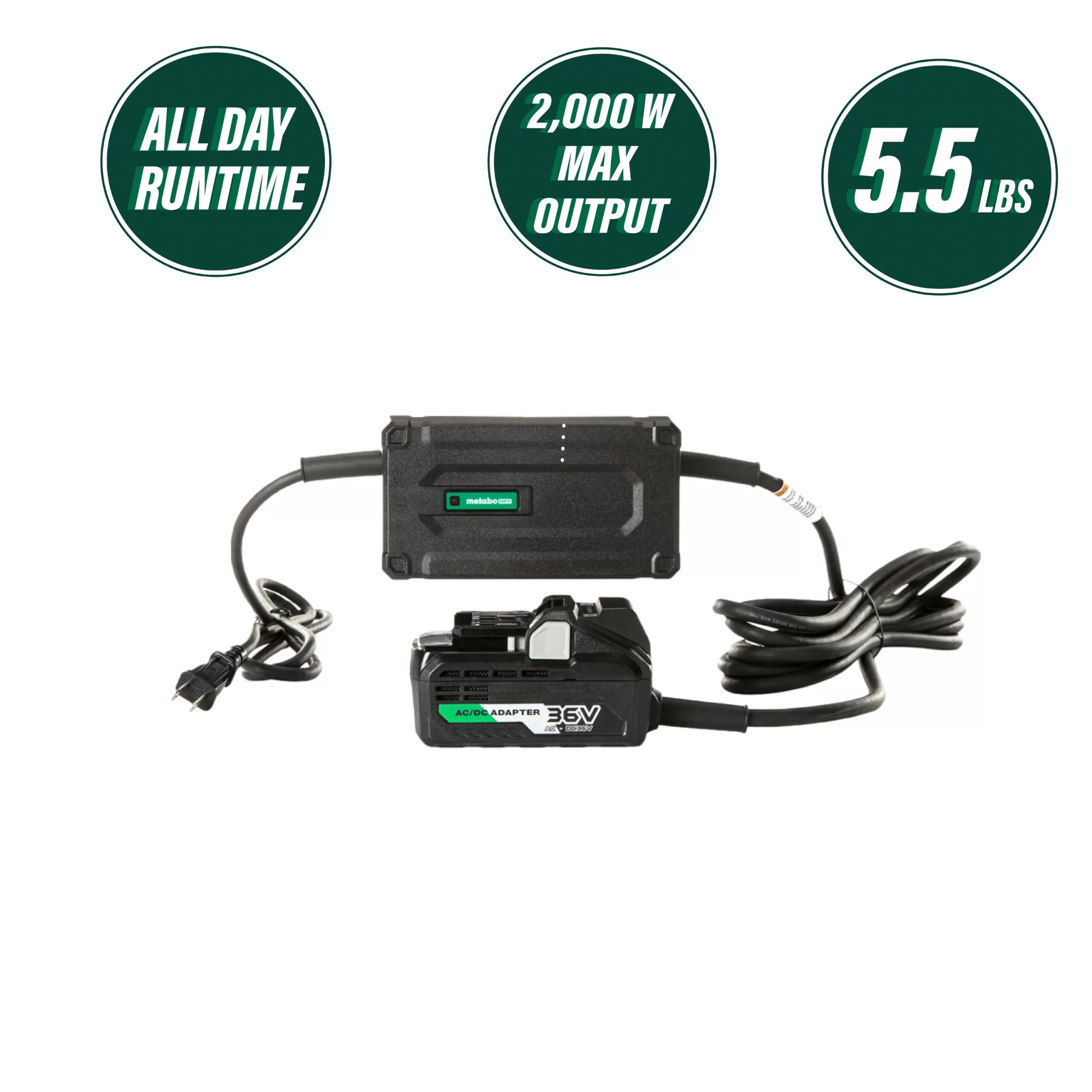Metabo HPT 36-Volt 4 Amp-Hour; 4 Amp-Hour Lithium Power Tool Battery Adapter Kit - Image 5