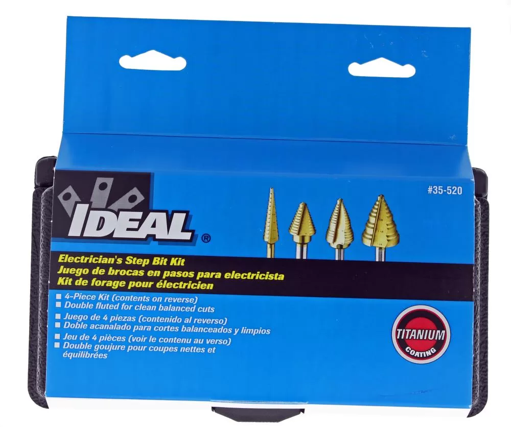 IDEAL 3/8-in Step Drill Bit Set (1/4-in to 1-3/8-in) - Image 2