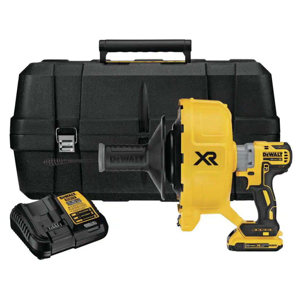 DEWALT DCD200D1 20V MAX XR Drain Snake Kit, Brushless