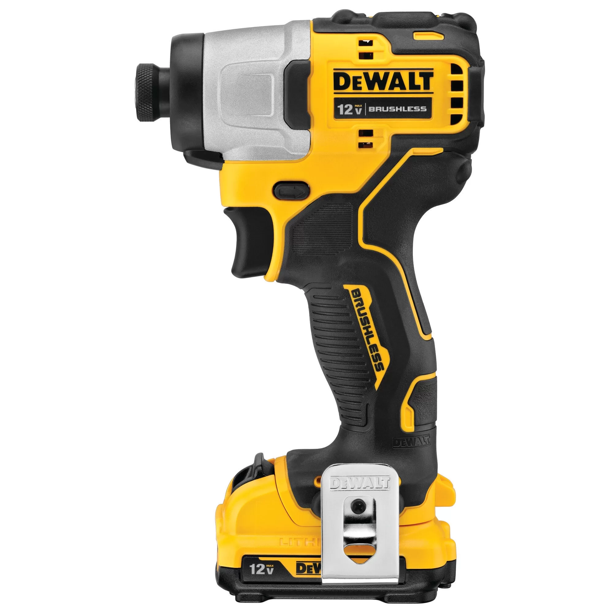 DEWALT DCF801F2 XTREME 12-volt Max 1/4-in Variable Speed Brushless Cordless Impact Driver (2-Batteries Included) - Image 8