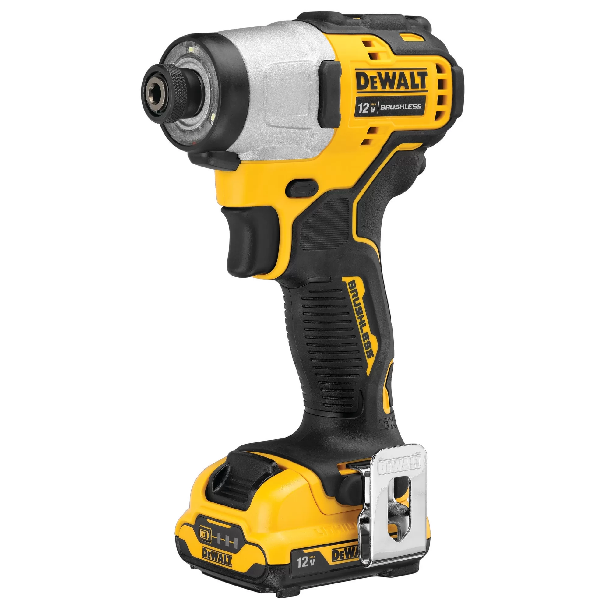 DEWALT DCF801F2 XTREME 12-volt Max 1/4-in Variable Speed Brushless Cordless Impact Driver (2-Batteries Included) - Image 9