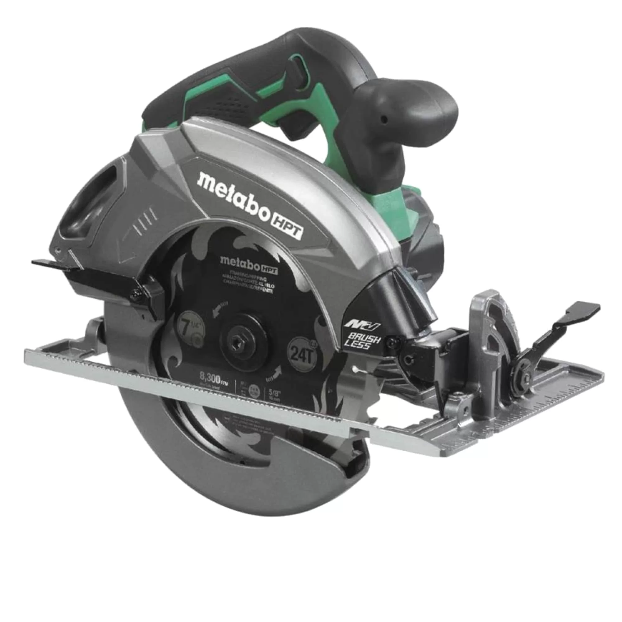 Metabo HPT MultiVolt 36-volt 7-1/4-in Brushless Hybrid Cordless and Corded Circular Saw - Image 7