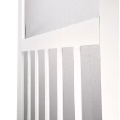 Alternative view of Screen Tight 5BAR36H 5 Bar 36-in x 80-in White Vinyl Frame Hinged 5-bar Screen Door