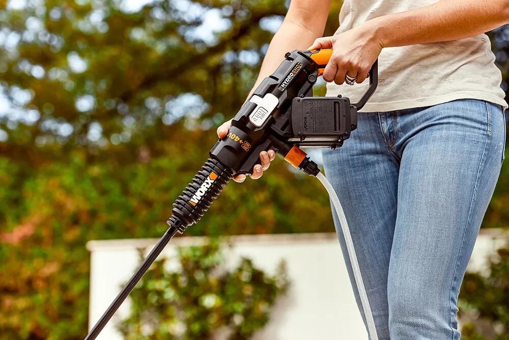 WORX WG644 POWER SHARE 450 PSI 0.9-Gallon-GPM Cold Water Electric Pressure Washer - Image 13