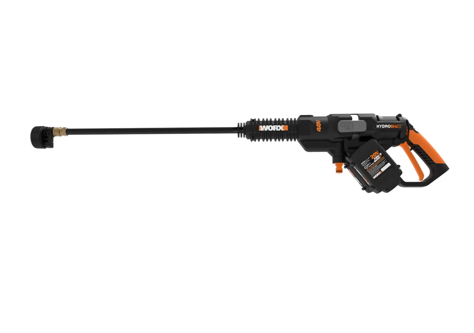 WORX WG644 POWER SHARE 450 PSI 0.9-Gallon-GPM Cold Water Electric Pressure Washer - Image 7