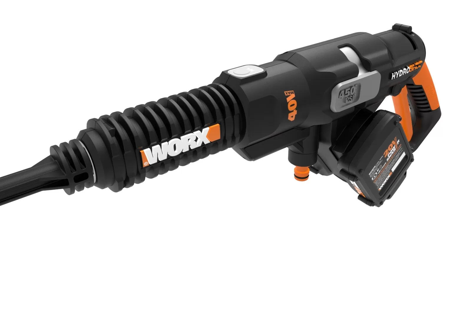 WORX WG644 POWER SHARE 450 PSI 0.9-Gallon-GPM Cold Water Electric Pressure Washer - Image 11