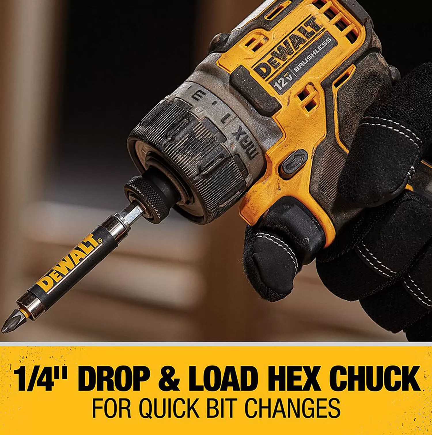DEWALT XTREME 12-Volt Max Brushless 1/4-in Cordless Screwdriver - Image 4