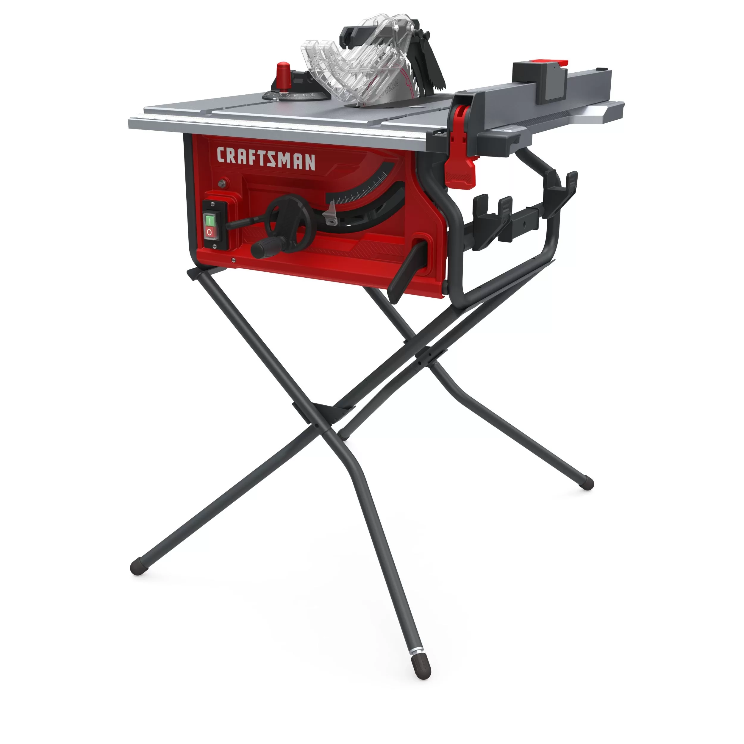 CRAFTSMAN 10-in Carbide-tipped Blade 15-Amp Portable Jobsite Table Saw with Folding Stand - Image 10